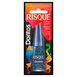 Esmalte Glitter RISQUÉ Doritos Ousadia na Ponta dos Dedos 8ml