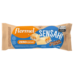 Chocolate FLORMEL Sensah Cookies N Cream Zero Adição de Açúcares 30g