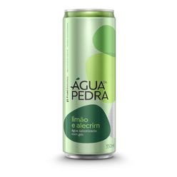 Água Saborizada ÁGUA DA PEDRA Limão e Alecrim Com Gás 350ml