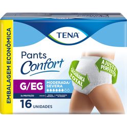 Roupa Intíma TENA Pants Confort G/EG com 16 unidades Embalagem Econômica