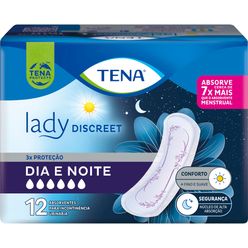 Absorventes Incontinência Urinária TENA Lady Discreet Dia/Noite com 12 unidades