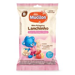 Snack MUCILON Morango e Banana 35g