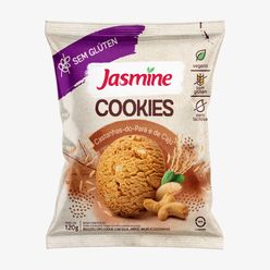 Biscoito Cookie Vegano JASMINE Suply Castanha do Pará e Caju sem Glúten 120g