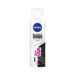 NIVEA Desodorante Aerossol Black & White INVISIBLE Clear 150ml