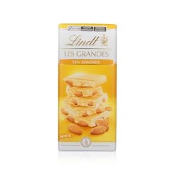 Chocolate LINDT Les Grandes Barra Branco e Amêndoas 150g