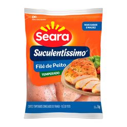 Filé de peito temperado Suculentíssimo SEARA IQF 1kg