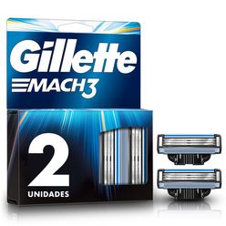 GILLETTE Mach3 Carga para Aparelho de Barbear com 3 Lâminas 2un