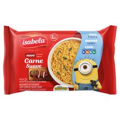 Macarrão ISABELA Instantâneo Miojo Carne Suave 75g