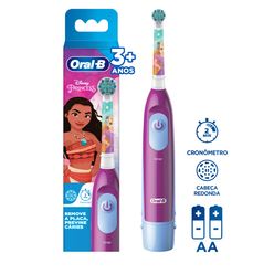 Escova Dental A Pilhas Para Crianças ORAL-B Princess 1unidade+2 Pilhas AA