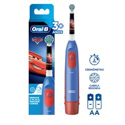 Escova Dental A Pilhas Para Crianças ORAL-B Cars 1unidade+2 Pilhas AA