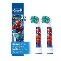 Refis Para Escova Elétrica Infantil ORAL-B Marvel Spiderman 2 unidades