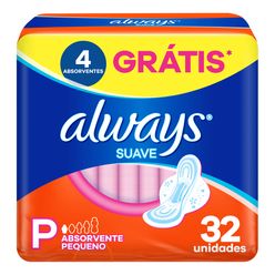 ALWAYS Suave Absorvente P 32un