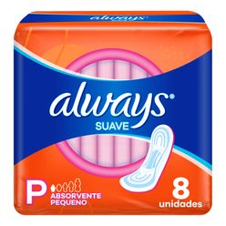 ALWAYS Suave Absorvente P 8un Sem Abas