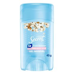 Desodorante Antitranspirante SECRET gel Algodão 45g