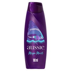 AUSSIE Mega Moist Óleo de Jojoba e Alga Marinha Australiana Shampoo 180ml