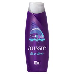 AUSSIE Mega Moist Óleo de Jojoba e Alga Marinha Australiana Condicionador180ml