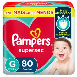 PAMPERS Supersec Fralda G 28un