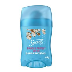 SECRET Powder Protect Cotton Barra Invisible Antitranspirante 45g