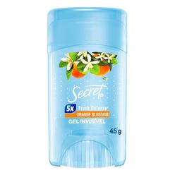 Desodorante Antitranspirante SECRET gel Flor de Laranjeira 45g