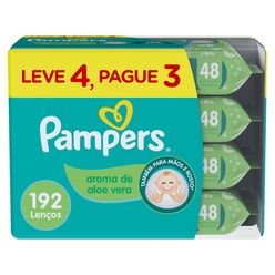 PAMPERS Lenços Umedecidos Aroma de Aloe Vera 192un