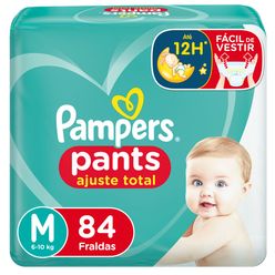 PAMPERS Pants Ajuste Total Fralda M 84un