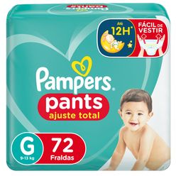 PAMPERS Pants Ajuste Total Fralda G 72un