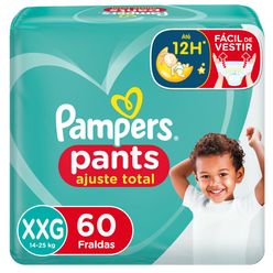 PAMPERS Pants Ajuste Total Fralda XXG 60un