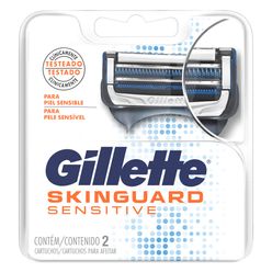 GILLETTE Skinguard Sensitive Refis 2 unidades
