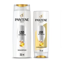 1 Kit PANTENE PRO-V Liso Extremo Shampoo  350ml + Condicionador  175ml