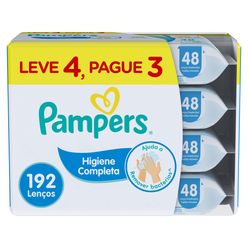 PAMPERS Lenços Umedecidos Higiene Completa 192un