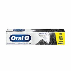 Creme Dental ORAL-B 3D White Mineral Clean Com Carvão 140g