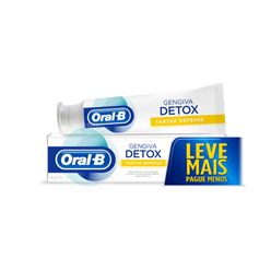 Pasta de Dente ORAL-B gengiva Detox Remove 99% de Bactérias 130g