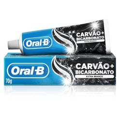 ORAL-B Carvão com Bicarbonato Creme Dental 70g