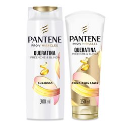 Kit PANTENE PRO-V Miracles Queratina Shampoo 300ml e Condicionador 150ml