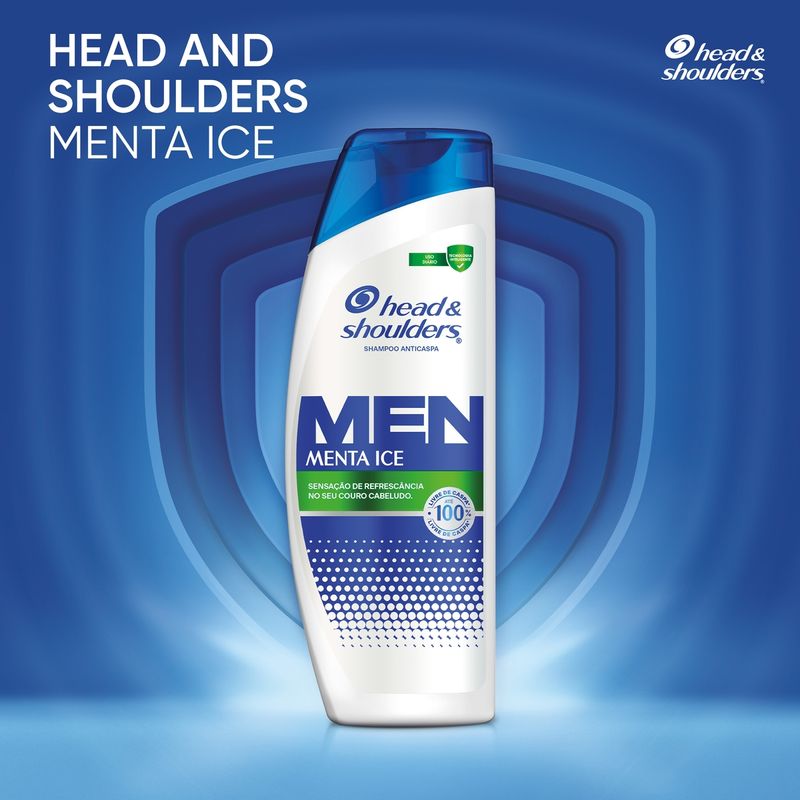 Shampoo Anticaspa HEAD & SHOULDERS Menta Ice 200ml - Angeloni Supermercado