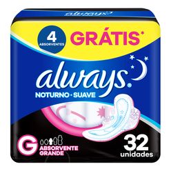 ALWAYS Noturno Suave Absorventeg 32un