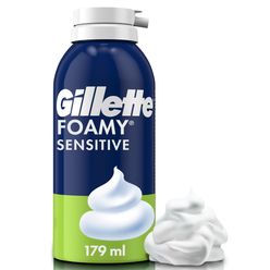 GILLETTE Foamy Senstive Espuma de Barbear 179mL