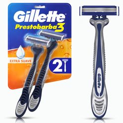 Aparelho de Barbear GILLETTE Prestobarba3 com 3 Lâminas 2un