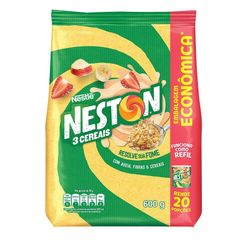 Cereal NESTLÉ Neston Flocos 3 Cereais 600g Embalagem Econômica