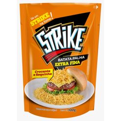 Batata Palha STRIKE Mais Fina Premium Sequinha, Crocante 100g