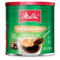 Café MELITTA Cremoso Solúvel 150g