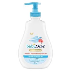 Sabonete Líquido da Cabeça aos Pés Baby DOVE Hidratação Enriquecida 400ml