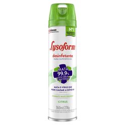 Desinfetante LYSOFORM Bactericida Citrus 360ml