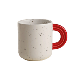 Caneca Artsy Porcelana Vermelho 350ml - A\CASA
