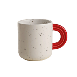 Caneca A\CASA Artsy Porcelana Vermelho 350ml