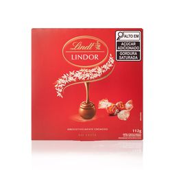 Caixa de Presente LINDT Lindor Chocolate Ao Leite 9 unidades 112g