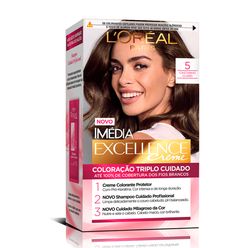 Coloração de Cabelo IMÉDIA Excellence Castanho Natural 4