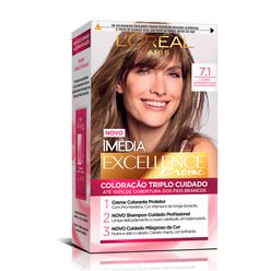 Coloração de Cabelo IMÉDIA Excellence Louro Acinzentado 7.1