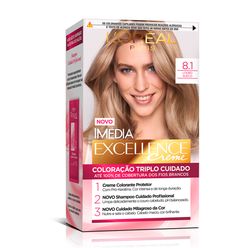 Coloração de Cabelo IMÉDIA Excellence Louro Sueco 8.1