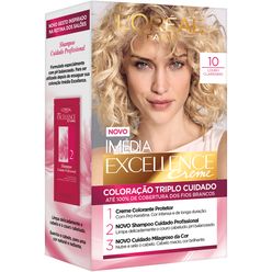 Coloração de Cabelo IMÉDIA Excellence Louro Claríssimo 10